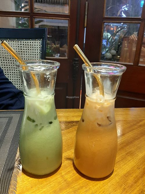 Signature Thai iced tea at Wai Thai in Hanoi