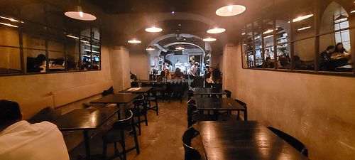 Inside the restaurant at Valdo Gatti in Lisbon