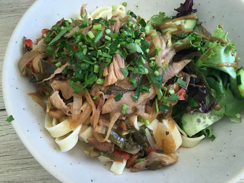 Dish of the day : mushroom pasta at Kukicha in Leiria