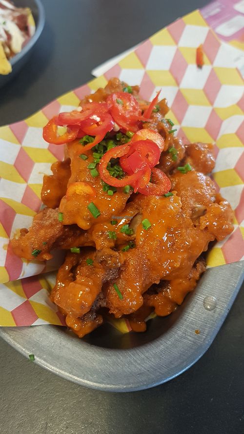 Oyster mushroom wings at Chance & Counters in Birmingham