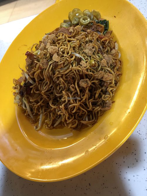 Hong Kong noodle  at Tian Ci Vegetarian 天慈素食 in East Singapore