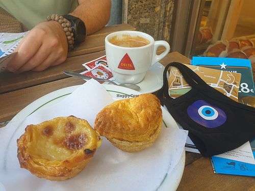 Vegan snacks! at Confeitaria Tupi in Porto