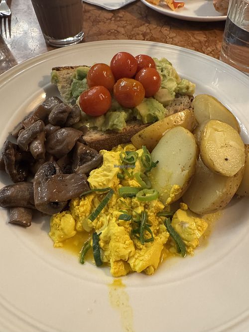 Herbivore plate  at Bewley's in Dublin