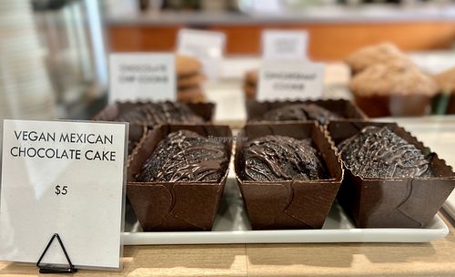 Vegan Mexican choco cake  at Flying Goat Coffee - 419 in Healdsburg