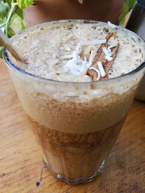 Ice coffee at Liefs in Tulum