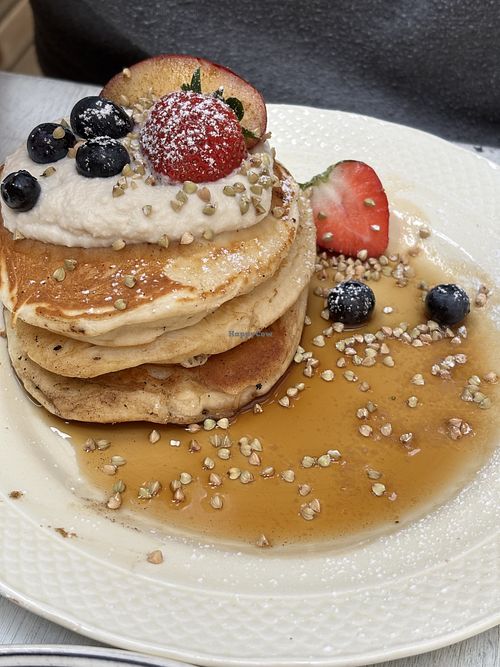 Ricotta pancake   at Farm2Table - Davidshall in Malmo