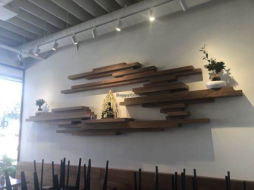Indoor wall art at Love Organic Cafe in West Hollywood