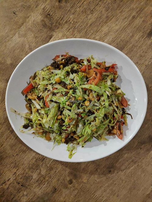 tea leaf salad at Baa(n) Din in Chiang Mai