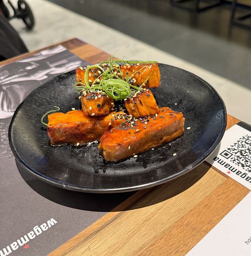 Vegan ribs   at Wagamama in Brussels