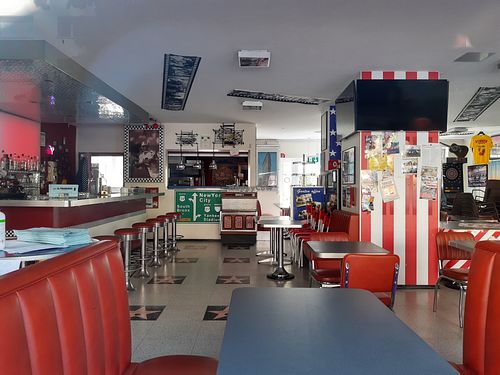 Interior at Mel's Bar & Diner in Basel