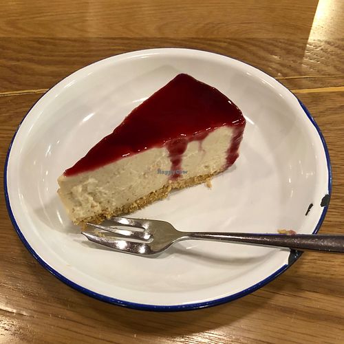 Vegan cheesecake  at Koktem in Astana