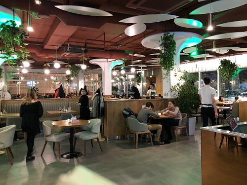 Elegant setting  at Koktem in Astana