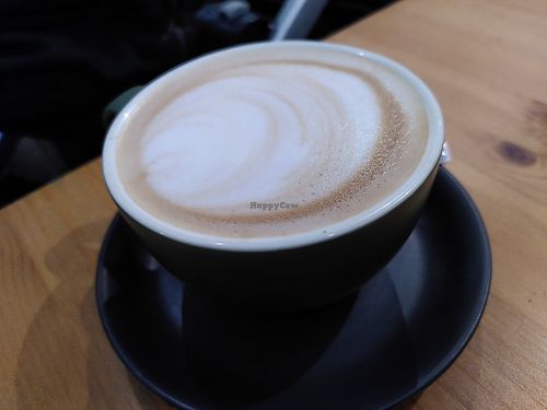 Decaf coconut latte (December 2023) at Naturally Scrumptious in Aberaeron