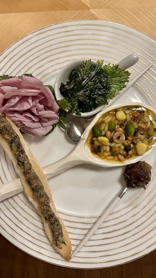 Amuse bouche  at Racines Bruno Cirino in Nice