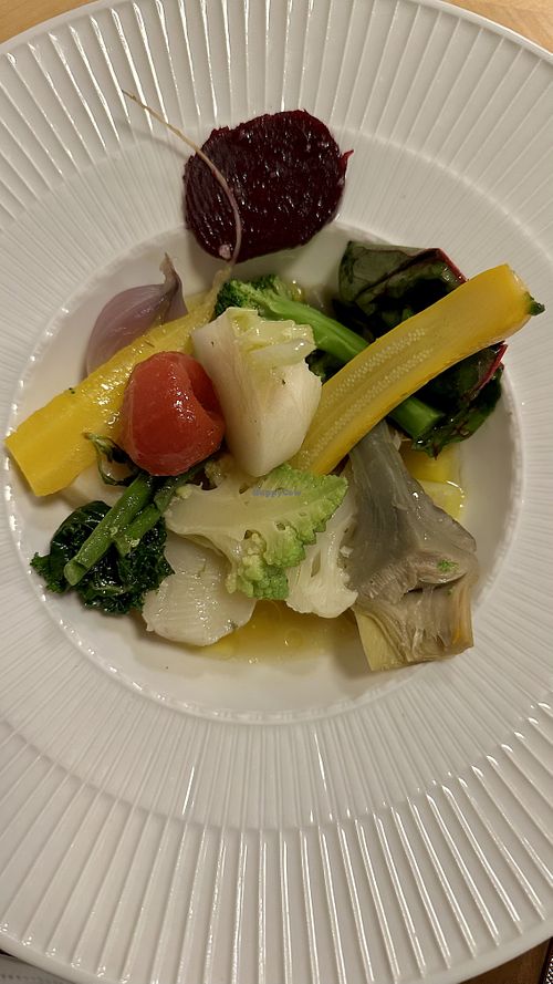 Garden vegetables   at Racines Bruno Cirino in Nice