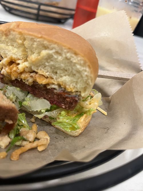 Burger  at The Plant Based & Juice Bar in Danville