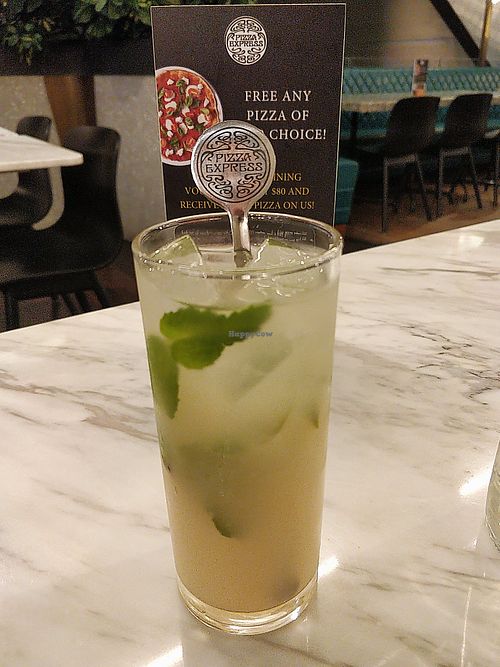 Lime juice at PizzaExpress - Orchard in Central Singapore