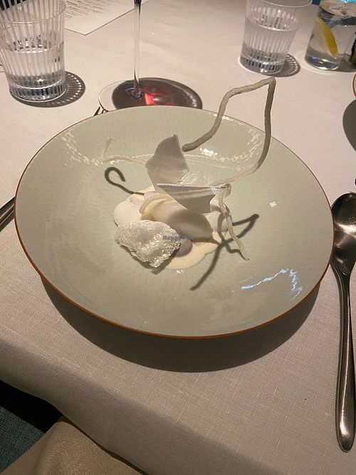 Rice dessert at FARO in Tokyo