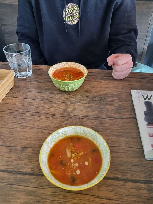 Vegan soup at Seneca in Wakayama