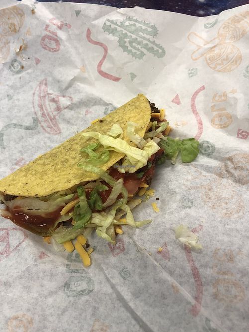 Hard shell taco at Encounters in Divernon