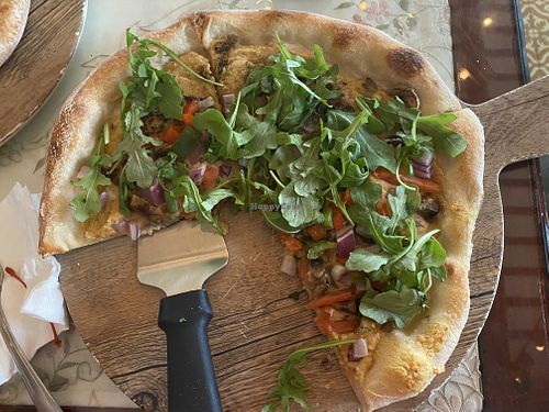 Pizza vegana   at Pirilo in San Juan