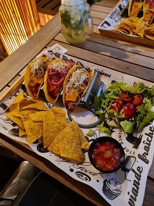 Vegan Mexican Tacos at Good Vibes in Gran Canaria