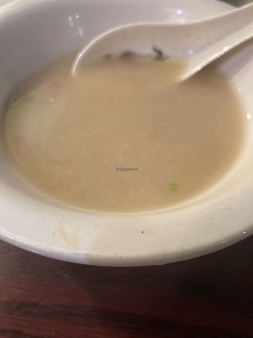 Forgot to take a photo and ate most of it. My wife said best miso soup she ever had.   at Takara Thai House in Marathon