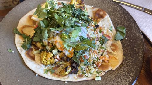 Cauliflower souvlakii  at Monk Bodhi Dharma in Balaclava