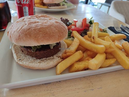 Vegan burger at An Sibin in Orihuela