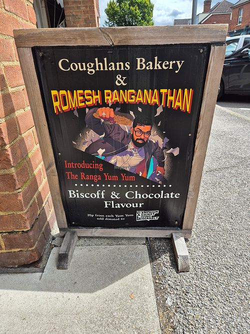 Sign outside at Coughlans Bakery - Lingfield in Lingfield