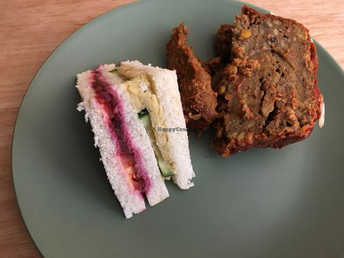 Part of the buffet : savory options at Zen Wonderland in Sintra