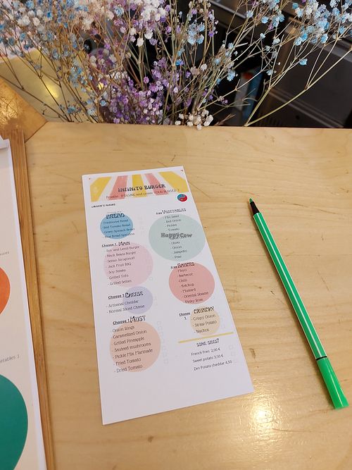 Choose your burger at Zen Wonderland in Sintra