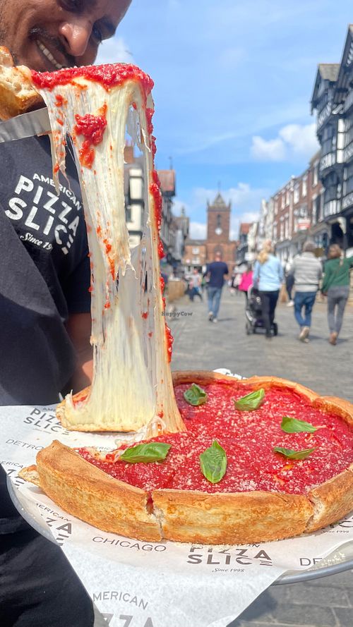 Margherita Chicago  at American Pizza Slice in Liverpool