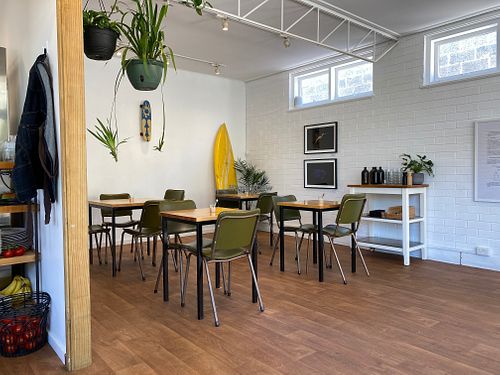 Cafe interior  at Bricktown in Queenscliff