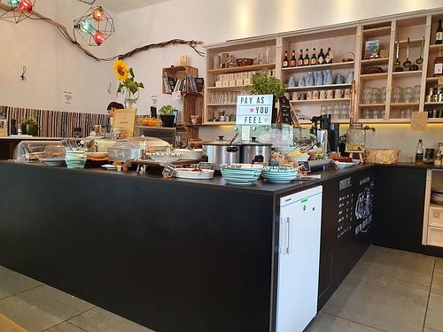 The buffet at Keep Living in Salzburg