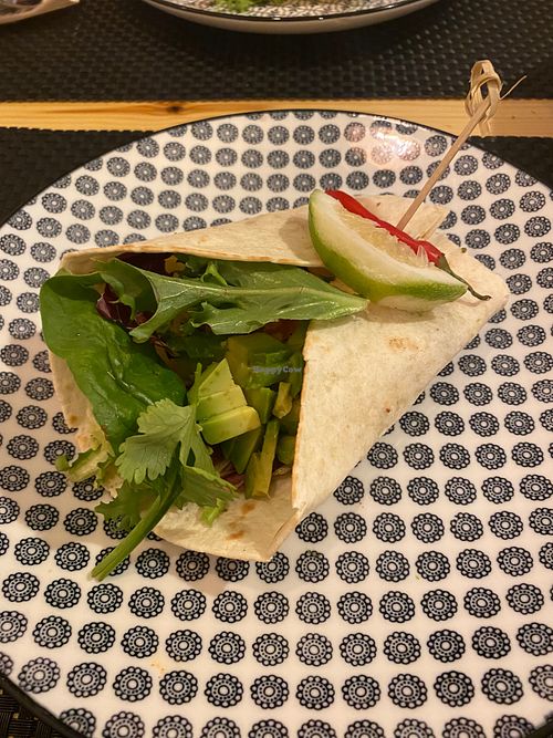 Fajita de chilli sin carne…so flavoursome, I did not want this to end at ClemCafé in Santiago De Compostela