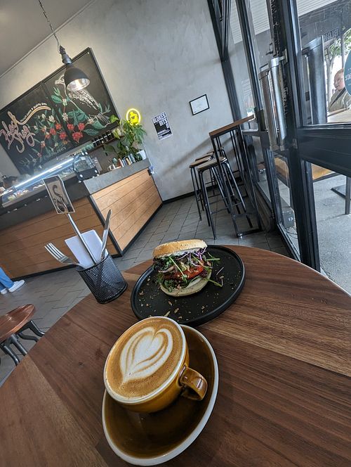 Inside at Black Shag in Invercargill