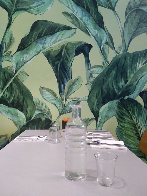 Wall decoration at Cafe Strada in Cairns