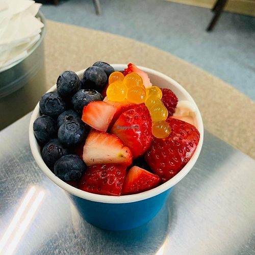 Delicious vegan yogurt! at Lighthouse Yogurt Company in Klamath Falls