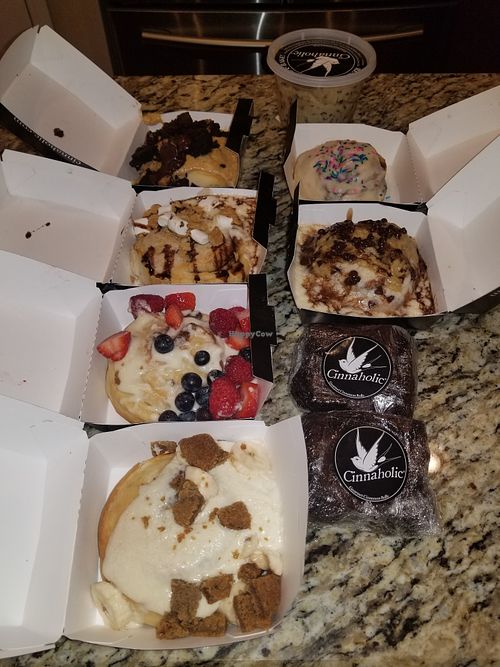 Cinnaholic Concord North Carolina Bakery HappyCow