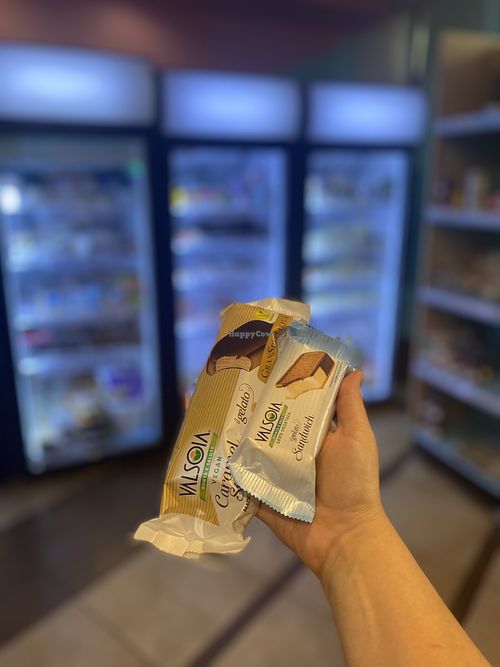 Vegan ice cream  at Vegan Beats in St Petersburg