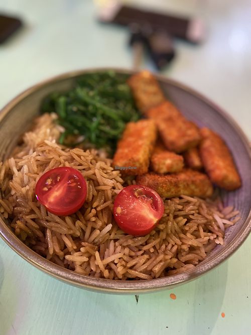 Katsu Tofu at Vegan Beats in St Petersburg