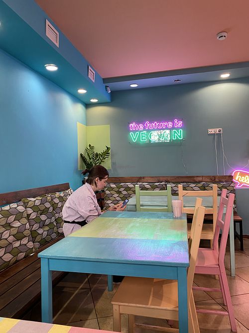 Inside at Vegan Beats in St Petersburg