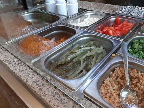 Cigköfte/ Linsenköfte / Jackfruit at Vegitat - Heuwaage in Basel