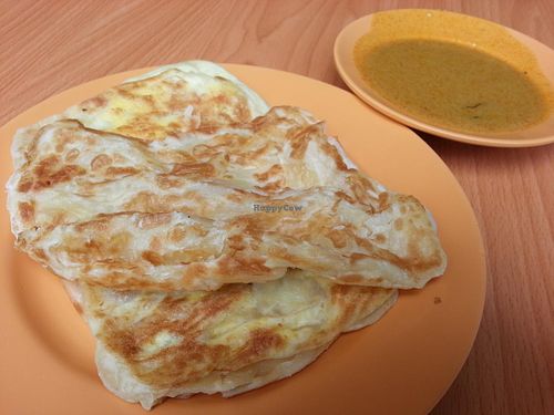 Roti Prata at Divine Vegetarian Family 添欣素食園 in Northeast Singapore