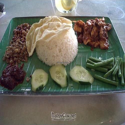 Nasi Lemak at Vegelife Cafe, Petaling Jaya.  at TaraVege in Petaling Jaya
