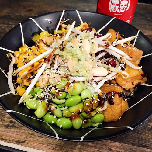 poke bowl with soft tofu at Duke Poke Bowl in Hannover