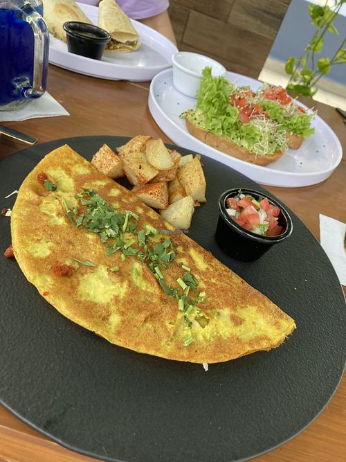 Omelette   at Herbivoro in Cancun
