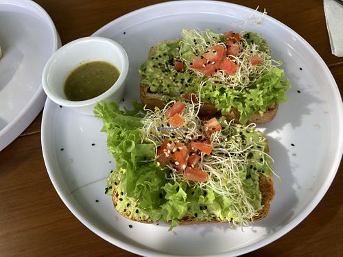 Avocado Toast  at Herbivoro in Cancun