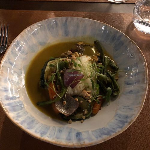 Thai vegan curry  at Mar das Latas Wine & Food in Ericeira